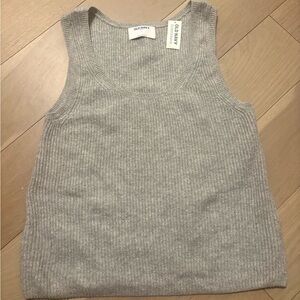 Old Navy Gray Knit Sweater Tank